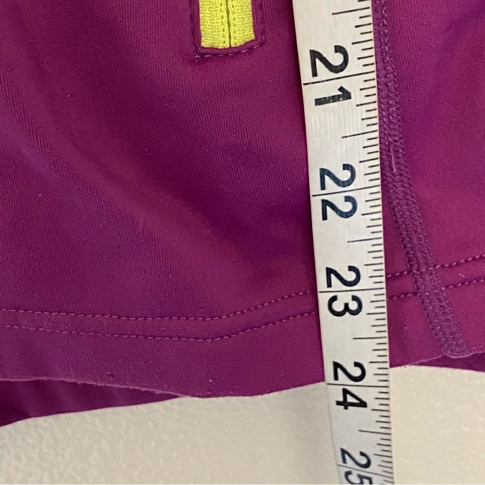 Title Nine purple meryl nylon fleece lined full Zip Hooded jacket coat - Large - Picture 8 of 11